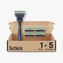 Schick Hydro Sensitive Skin Razor with Shock Absorb Technology for Men